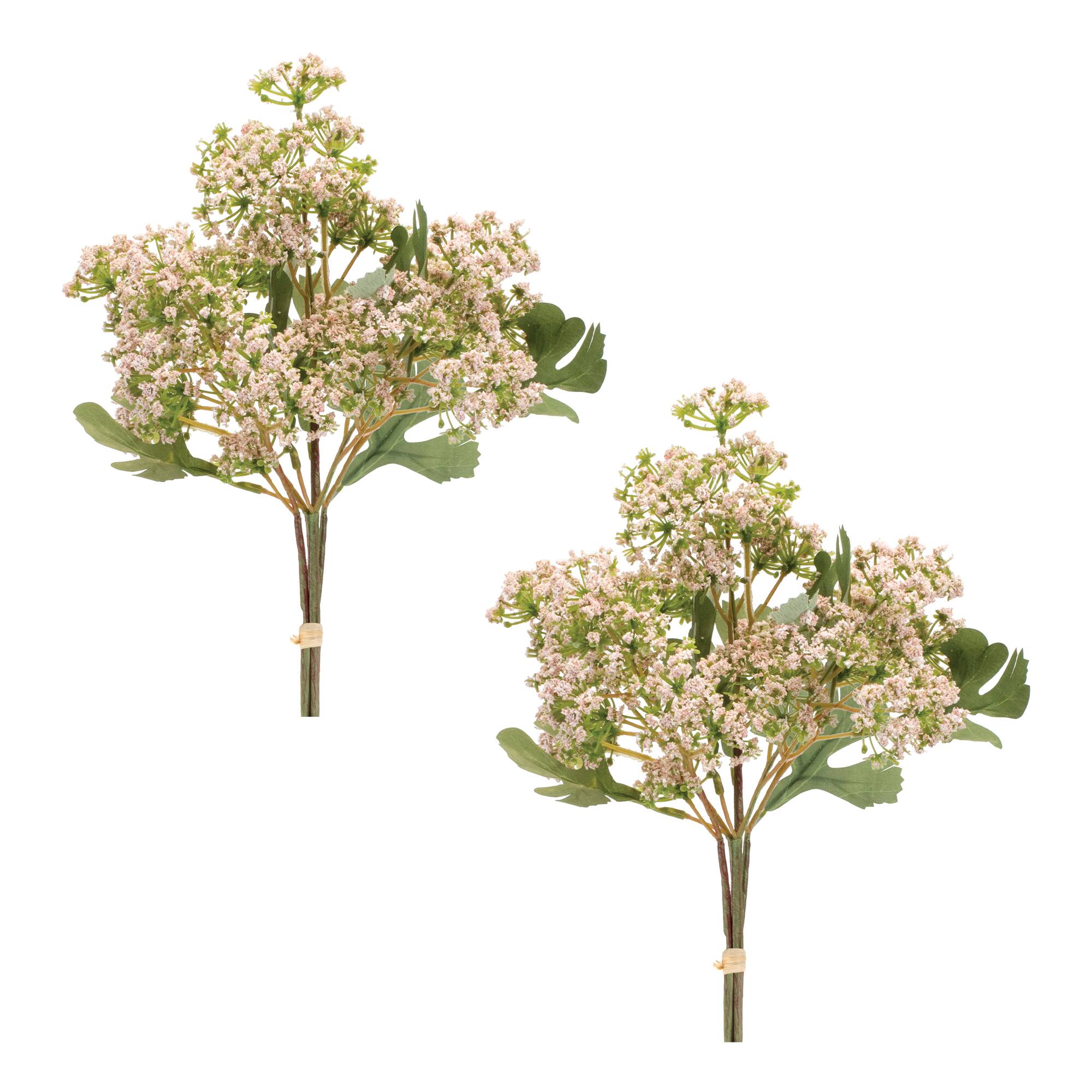 15.25" Pink Angelica Floral Bundles, 2ct.